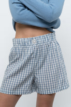Load image into Gallery viewer, Modern x Blue Gingham Boxer Short (S)