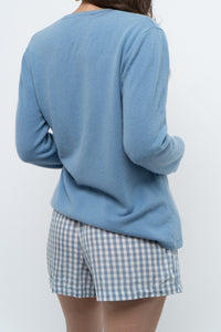 Vintage x Baby Blue Cashmere Cardigan (XS-M)