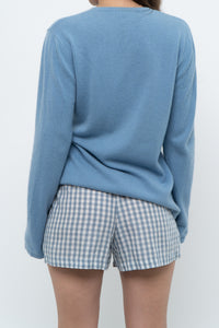 Vintage x Baby Blue Cashmere Cardigan (XS-M)