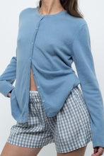 Load image into Gallery viewer, Vintage x Baby Blue Cashmere Cardigan (XS-M)