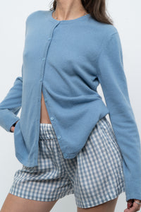 Vintage x Baby Blue Cashmere Cardigan (XS-M)