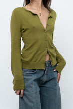 Load image into Gallery viewer, Modern x Chartreuse Soft Knit Fitted Cardigan (XS, S)