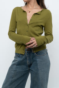 Modern x Chartreuse Soft Knit Fitted Cardigan (XS, S)