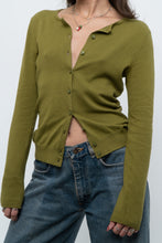 Load image into Gallery viewer, Modern x Chartreuse Soft Knit Fitted Cardigan (XS, S)