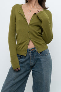 Modern x Chartreuse Soft Knit Fitted Cardigan (XS, S)