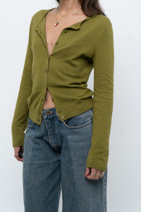 Modern x Chartreuse Soft Knit Fitted Cardigan (XS, S)