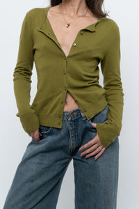 Modern x Chartreuse Soft Knit Fitted Cardigan (XS, S)