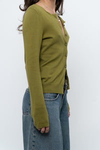 Modern x Chartreuse Soft Knit Fitted Cardigan (XS, S)