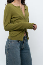 Load image into Gallery viewer, Modern x Chartreuse Soft Knit Fitted Cardigan (XS, S)
