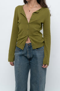 Modern x Chartreuse Soft Knit Fitted Cardigan (XS, S)
