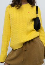 Load image into Gallery viewer, Vintage x RALPH LAUREN POLO Yellow Cotton Knit Sweater (XS-L)