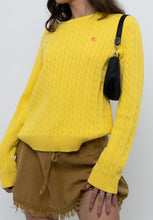 Load image into Gallery viewer, Vintage x RALPH LAUREN POLO Yellow Cotton Knit Sweater (XS-L)