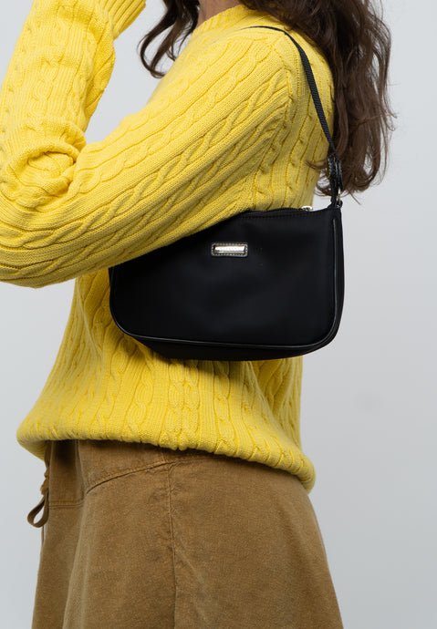 Vintage x Black Nylon Mini Purse