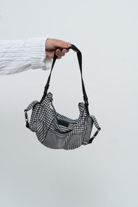 Vintage x RALPH LAUREN POLO Houndstooth Nylon Purse