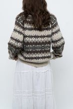 Load image into Gallery viewer, Vintage x Beige Patterned Knit Cardigan (XS-M)