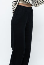 Load image into Gallery viewer, ABERCOMBIE &amp; FITCH x Black Linen Loose Pant (XXS, XS)