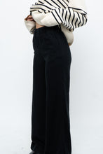 Load image into Gallery viewer, ABERCOMBIE &amp; FITCH x Black Linen Loose Pant (XXS, XS)