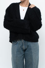 Load image into Gallery viewer, GENTLE FAWN x Black Oversized Textured Knit Cardigan (XS-L)