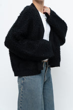 Load image into Gallery viewer, GENTLE FAWN x Black Oversized Textured Knit Cardigan (XS-L)