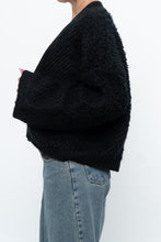Load image into Gallery viewer, GENTLE FAWN x Black Oversized Textured Knit Cardigan (XS-L)