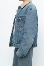 Load image into Gallery viewer, Vintage x DENVER HAYES Faded Midwash Denim Fleece Jacket (S-L)