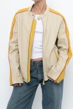 Load image into Gallery viewer, Vintage x Beige, Yellow Leather Racing Jacket (S-L)