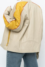 Load image into Gallery viewer, Vintage x Beige, Yellow Leather Racing Jacket (S-L)