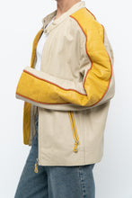 Load image into Gallery viewer, Vintage x Beige, Yellow Leather Racing Jacket (S-L)