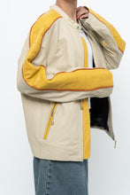 Load image into Gallery viewer, Vintage x Beige, Yellow Leather Racing Jacket (S-L)