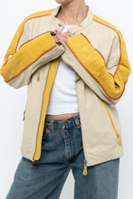 Load image into Gallery viewer, Vintage x Beige, Yellow Leather Racing Jacket (S-L)