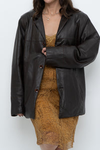 Vintage x Made in Turkey x Brown Warm Leather Jacket (S-L)