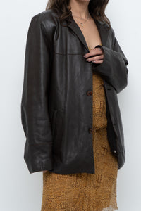Vintage x Made in Turkey x Brown Warm Leather Jacket (S-L)