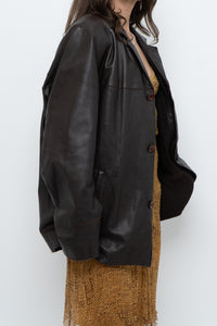 Vintage x Made in Turkey x Brown Warm Leather Jacket (S-L)