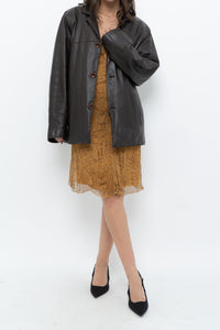 Vintage x Made in Turkey x Brown Warm Leather Jacket (S-L)