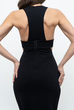 Load image into Gallery viewer, ALEXANDER WANG x Black Open-side Fitted Midi Dress (S, M)