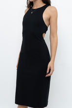 Load image into Gallery viewer, ALEXANDER WANG x Black Open-side Fitted Midi Dress (S, M)