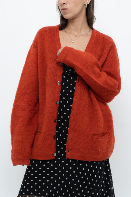 Vintage x Orange Mohair Knit Cardigan (XS-L)
