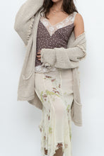 Load image into Gallery viewer, Vintage x Brown, Cream Lace Fitted Tank (S)