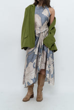 Load image into Gallery viewer, REISS x Baby Blue Orchid Satin Dress (S)