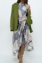 Load image into Gallery viewer, REISS x Baby Blue Orchid Satin Dress (S)