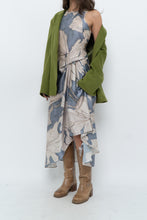 Load image into Gallery viewer, REISS x Baby Blue Orchid Satin Dress (S)