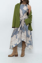 Load image into Gallery viewer, REISS x Baby Blue Orchid Satin Dress (S)