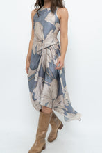 Load image into Gallery viewer, REISS x Baby Blue Orchid Satin Dress (S)