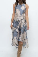 Load image into Gallery viewer, REISS x Baby Blue Orchid Satin Dress (S)