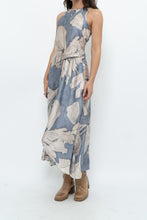 Load image into Gallery viewer, REISS x Baby Blue Orchid Satin Dress (S)