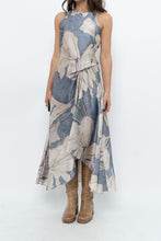Load image into Gallery viewer, REISS x Baby Blue Orchid Satin Dress (S)