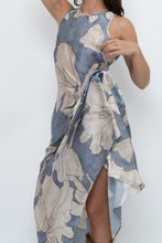 Load image into Gallery viewer, REISS x Baby Blue Orchid Satin Dress (S)