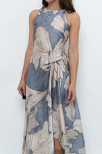 Load image into Gallery viewer, REISS x Baby Blue Orchid Satin Dress (S)