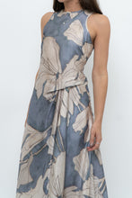 Load image into Gallery viewer, REISS x Baby Blue Orchid Satin Dress (S)