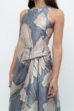 Load image into Gallery viewer, REISS x Baby Blue Orchid Satin Dress (S)